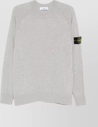 Stone Island virgin wool crew neck sweater