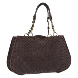 Bottega Veneta Pre-owned Handbags, female, Brown, Size: ONE SIZE Pre-owned Vintage Hand Bag