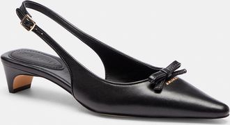 Coach Bow Slingback Heel