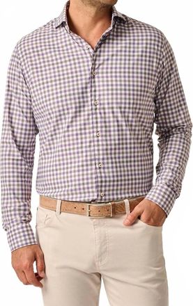 Johnnie-O Beryl Top Shelf Button Down Shirt In Vino