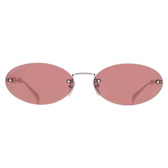 Gucci Brown Oval Ladies Sunglasses GG1922S 002 62