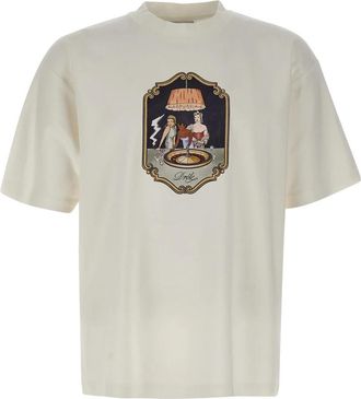 Dr&ocirc;le de Monsieur Casino Scene Katoenen T-shirt - Heren - T-shirts - Wit - M - Katoen - Tops