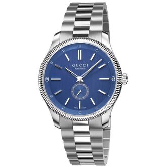 Gucci G-Timeless Quartz Blue Dial Mens Watch YA126389