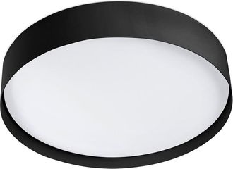 Faro Barcelona Plafón de techo negra vuk 64188N