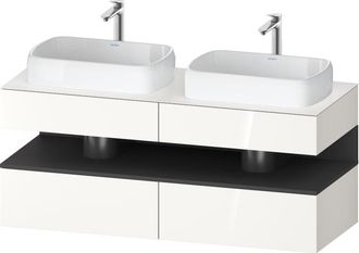 Duravit Qatego Consola Mueble Bajo Lavabo, 2 Extensiones, 2 - Duravit