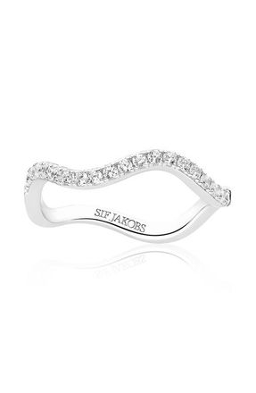 Sif Jakobs Jewellery Ring Ellera Waves in 925 Sterling Silver at Nordstrom, Size 7.5