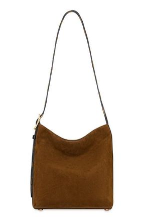 Rebecca Minkoff Crosby Suede Bucket Bag in Vintage/black at Nordstrom