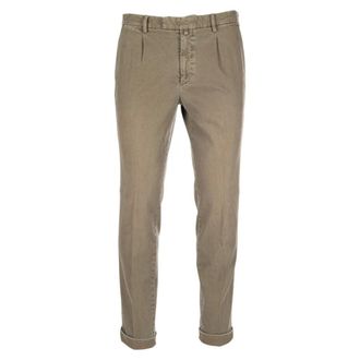 BRIGLIA 1949 Slim-fit Trousers, male, Gray, Size: S Pantalone Archivio
