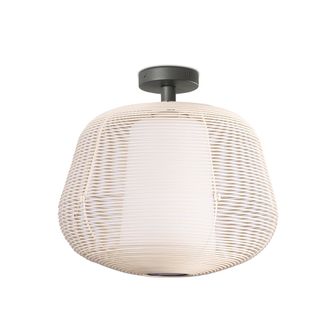 Faro Barcelona Nara S Colgante Fija Beige 1xe27