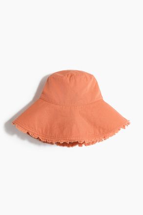 H&M Bucket Hat aus Baumwolle - Orange