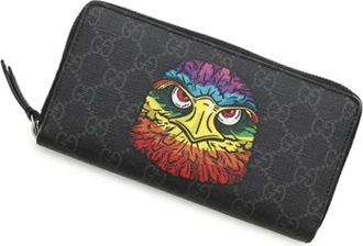 Gucci Vintage, unisex, Zwart, ONE Size, Pre-owned Fabric Wallet