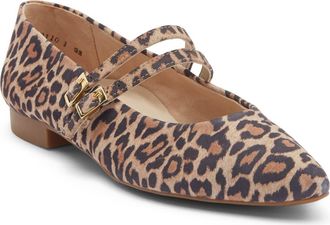 Paul Green Stella Pointed Toe Flat in Leopard at Nordstrom Rack, Size 10Us / 7.5Uk