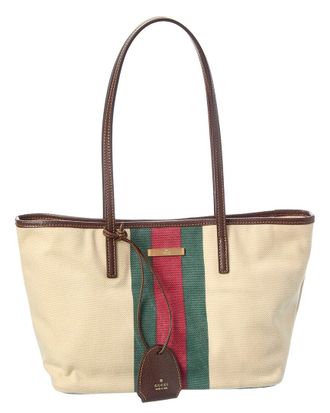 Gucci Tribeca Small Canvas & Leather Tote