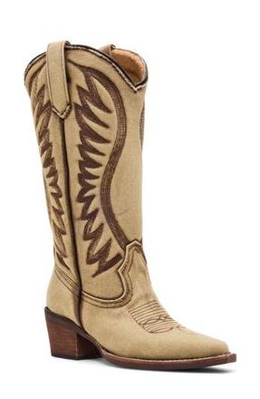 Steve Madden Albany Western Boot in Khaki Multi at Nordstrom Rack, Size 7.5
