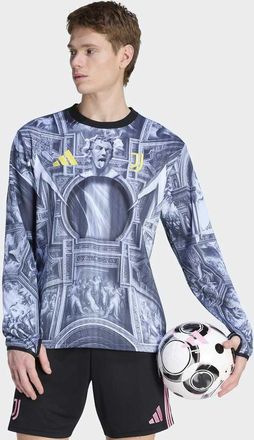 adidas Juventus 25/26 - Top caldo nero pre-partita