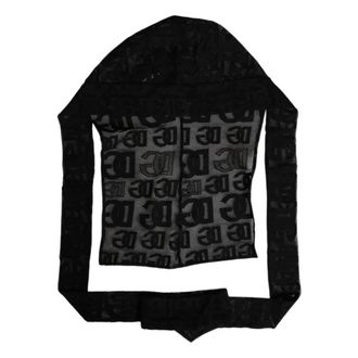 Dolce & Gabbana Balaclava Hat - unisex - Hoeden - Zwart - ONE Size - Katoen - Accessoires
