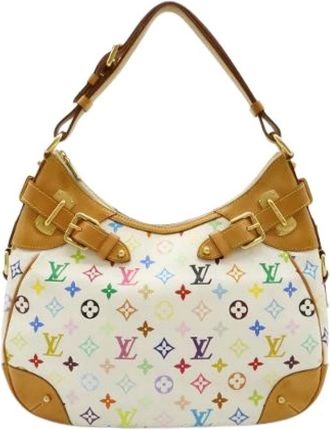 Louis Vuitton Pre-owned Shoulder Bags, female, White, Size: ONE SIZE Pre-owned Vintage Shoulder Bag