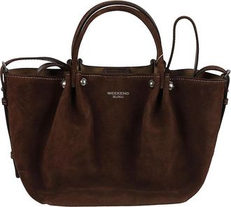 Max Mara Rio Schoudertas - Dames - Handtassen - Bruin - ONE Size - Su&egrave;de - Tassen
