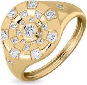 Bony Levy Kiera 18K Gold Diamond Statement Ring in 18K Yellow Gold at Nordstrom, Size 6.5