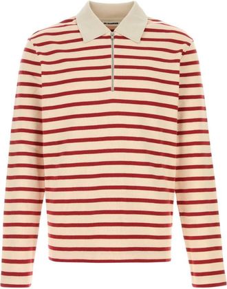 Jil Sander Multicolor Stripes Shirt Collar Polo