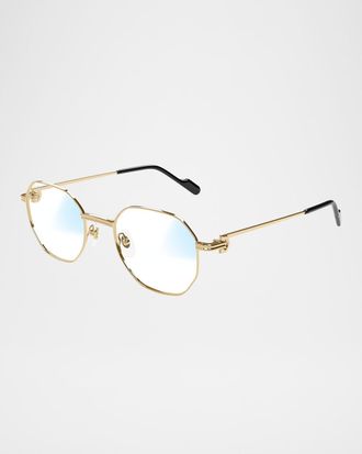 Cartier Round Photochromic Metal Sunglasses