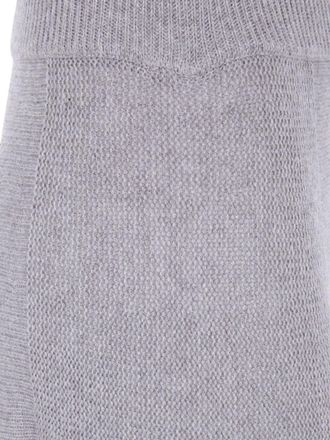 Emporio Armani Wool Fine Knit Skirt - Grey