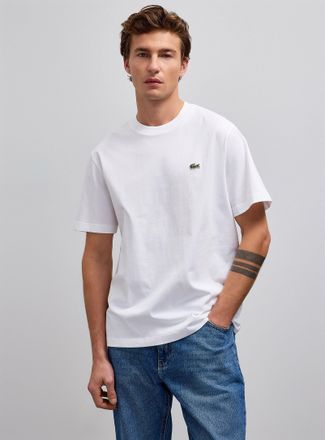Lacoste Mens Croc logo solid T-shirt