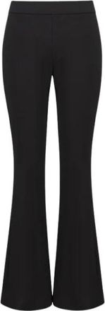 Joseph Ribkoff Scuba Crepe Flared Pull-On Broek - Dames - Wijde Broeken - Zwart - 2XL - Katoen - Broeken
