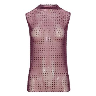 Pinko Pinko, Tops, Dames, Rood, S, Indemagliato Full Top