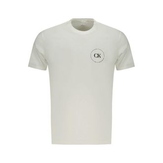 Calvin Klein Bianco Katoenen Heren T-shirt