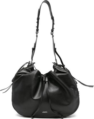 Isabel Marant Black Logo Shoulder Bag