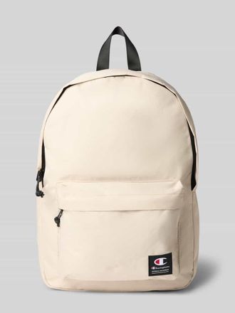 Champion Rucksack mit Label-Patch in Beige, Gr&ouml;&szlig;e 1