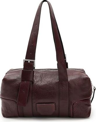 AllSaints Ares Grain Shoulder Bag Shoulder Womens Handbags Port Red