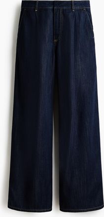H&M Loose Fit Wide Regular Jeans - Blue