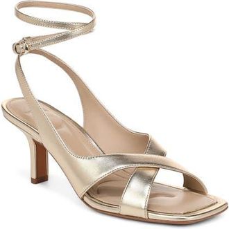 Vince Lola Leather Sandal in Champagne at Nordstrom, Size 6.5