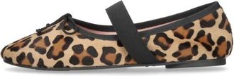 Pretty Ballerinas Elegant Ballet Flats - Dames - Ballerinas - Bruin - 37 EU - Leer - Schoenen