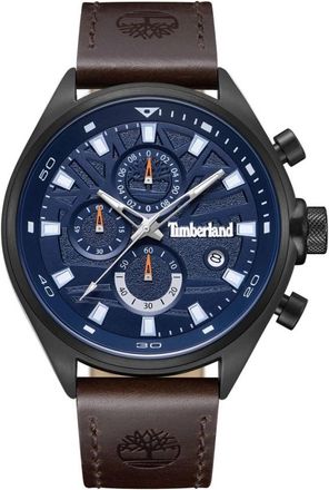 Timberland Bruin Leren Horloge Quartz Analoog - Heren - Horloges - Bruin - ONE Size - Accessoires