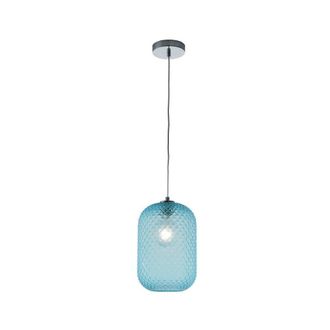 Netlighting ASHFORD Dome Pendant Ceiling Light Blue 20x34.5cm | Size: 20x34.5 cm