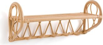 La Redoute Interieurs Wandkapstok met 5 haken, in rotan, Malu