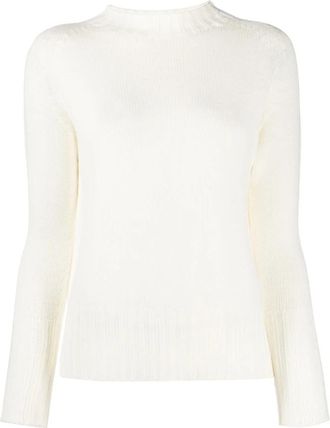 Drumohr Ronde hals gebreid - Dames - Ronde hals truien - Beige - S - Truien & Vesten