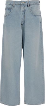 A Gold E Light Blue Fusion Cotton Denim Jeans