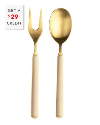 Mepra 2Pc Fantasia Ice Serving Set With $29 Credit
