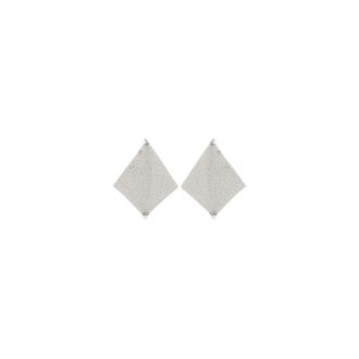Paco Rabanne Womens Silver Brass Earrings