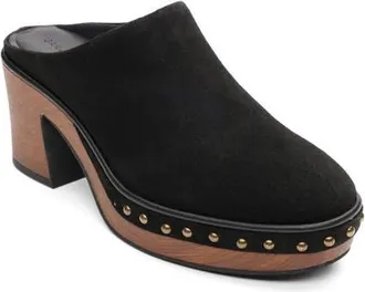 Sanctuary Emersyn Studded Platform Clog in Black at Nordstrom, Size 9.5