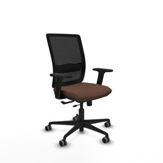 Piqueras y Crespo Piqueras-y-crespo Silla De Oficina Haches Traslack Negra Marr&oacute;n