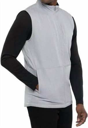 Travis Mathew Local Secret Vest In Heather Sleet