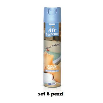 Trade Shop Trade Shop - Set 6 Pz Deodorante Per Ambiente Spray Profumo Casa Fresco 300 Ml Spa