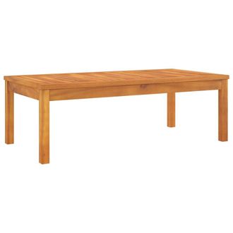 vidaXL Vidaxl - Mesa De Centro De Madera Maciza De Acacia 100x50x33 Cm