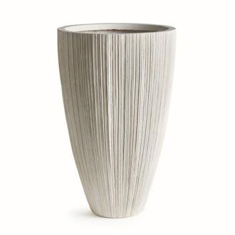 Napa Home & Garden Fibreclay Avalon Tapered Tall Pot in Beige at Nordstrom