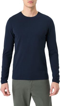 Pact Luxe Essential Slim Long Sleeve Tee Made With Organic Cotton in Navy at Nordstrom, Size Xx-Large